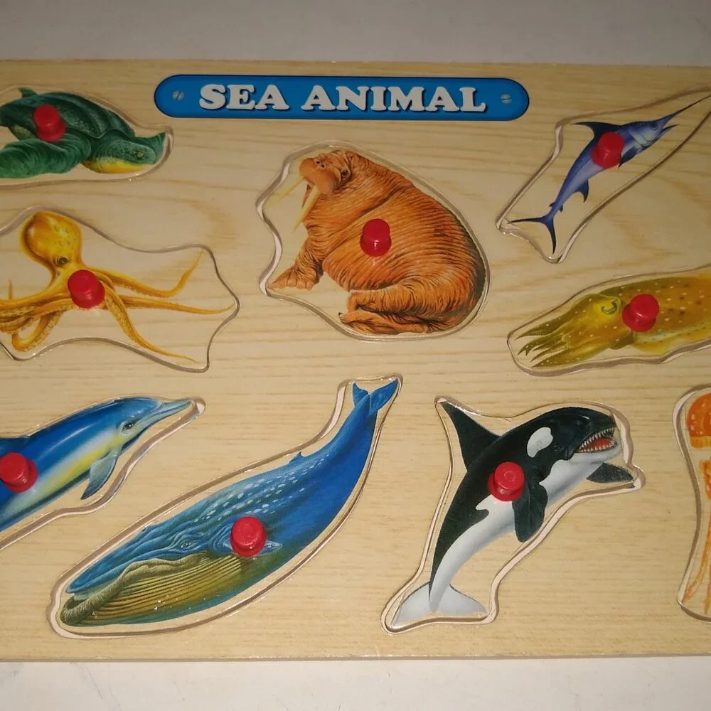 Melissa & Doug Puzzles: - Pets # 87 - Ocean Sea Animals # 169